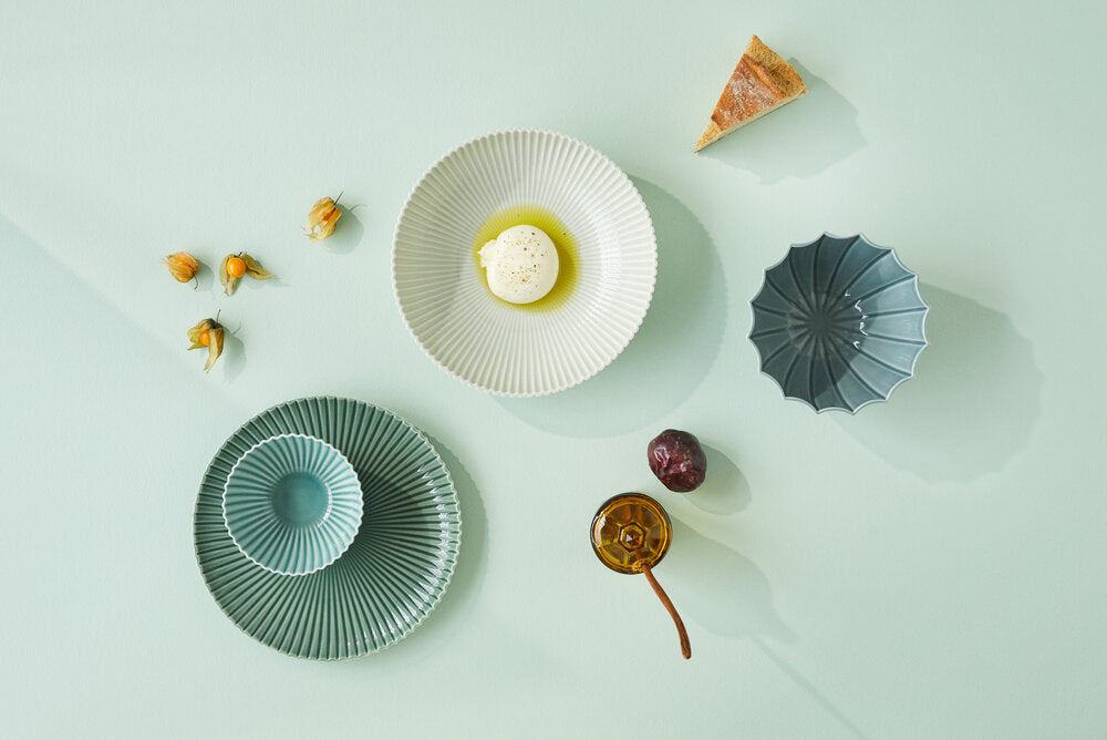 Samsurium middagstallerken - grøn